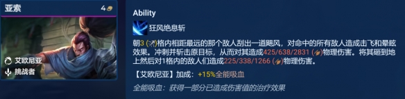 《金铲铲之战》艾欧巨神亚索阵容玩法攻略