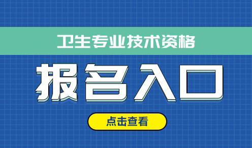 中国卫生人才网官网报名入口