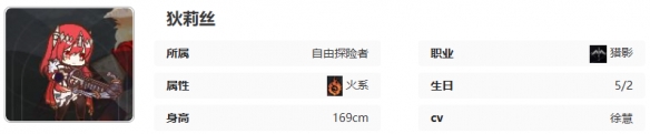 《星落》狄莉丝属性技能详细立绘