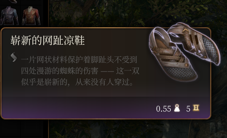 《博德之门3》崭新的网趾凉鞋效果详解